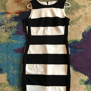 Black and White Calvin Klein Dress
